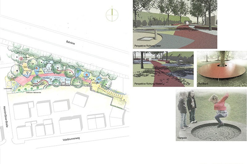 Landschaftsarchitektur Kunder 3 - Spielraumkonzept neckarpark