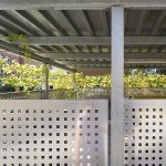 Verkleidung um die Mülleimer in der Bebelstraße Stuttgart - Landschaftsarchitektur