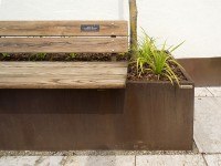 Landschaftsarchitekt Backnang - Blick auf eine Bank