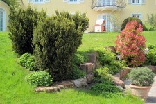 Hausgarten der Familie N. von unten auf die Steine - Landschaftsarchitektur Stuttgart Privat