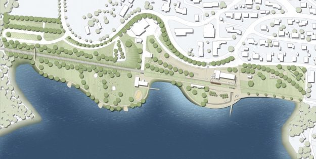 Skizze - Seeufer Sondern